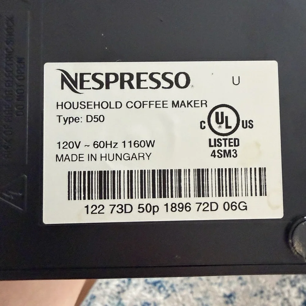Nespresso U D50 Coffee Machine Orange OriginalLine Pod Holder Tested